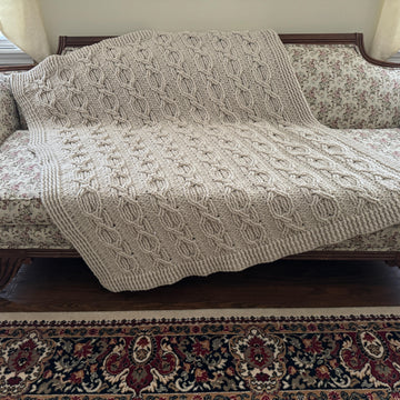 Balmoral Cabled Throw