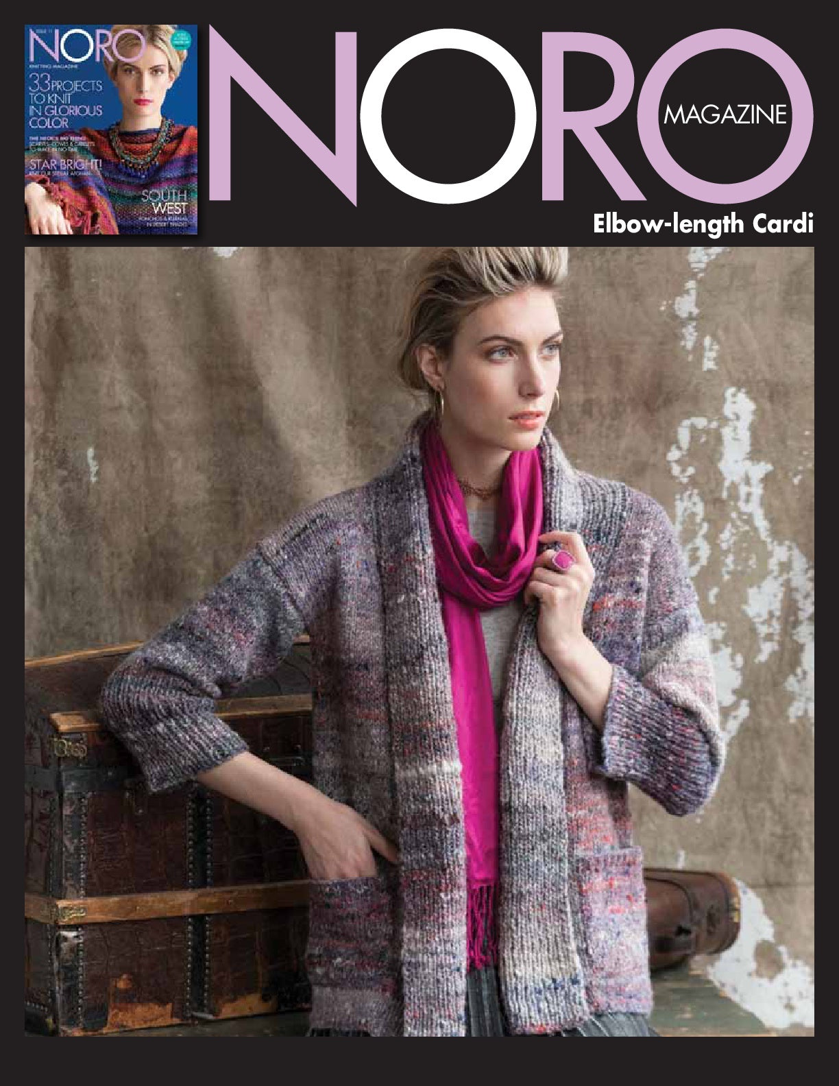 Elbow-Length Cardigan Knitting Pattern