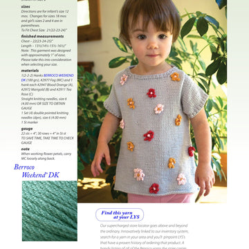 Berroco Pippin Jumper Knitting Pattern
