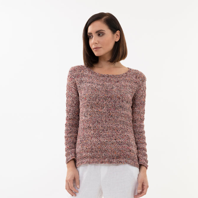 Stacy Charles Fine Yarns Esther Pullover Knitting Pattern