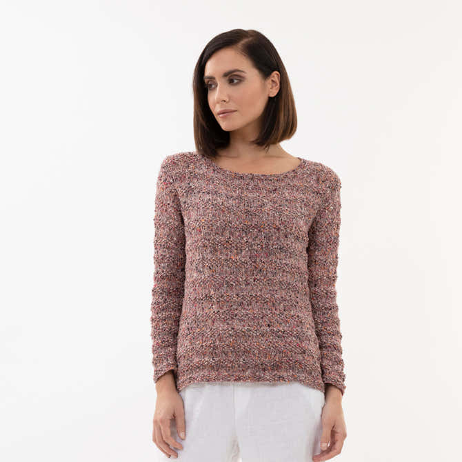 Stacy Charles Fine Yarns Esther Pullover Knitting Pattern