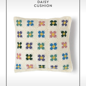 Paintbox Yarns Daisy Cushion PDF (Free)