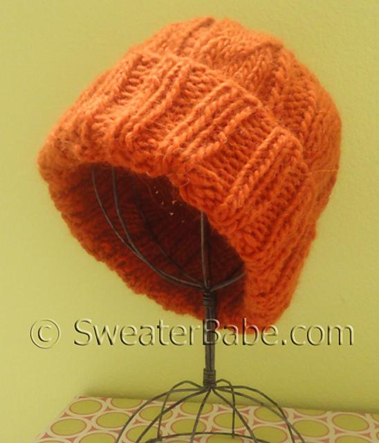 #136 One-Ball Cuffed Chunky Hat