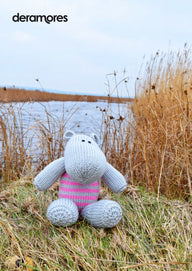 Deramores Henrietta the Hippopotamus Toy Knitting Pattern
