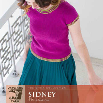 Sidney Tee Top Knitting Pattern