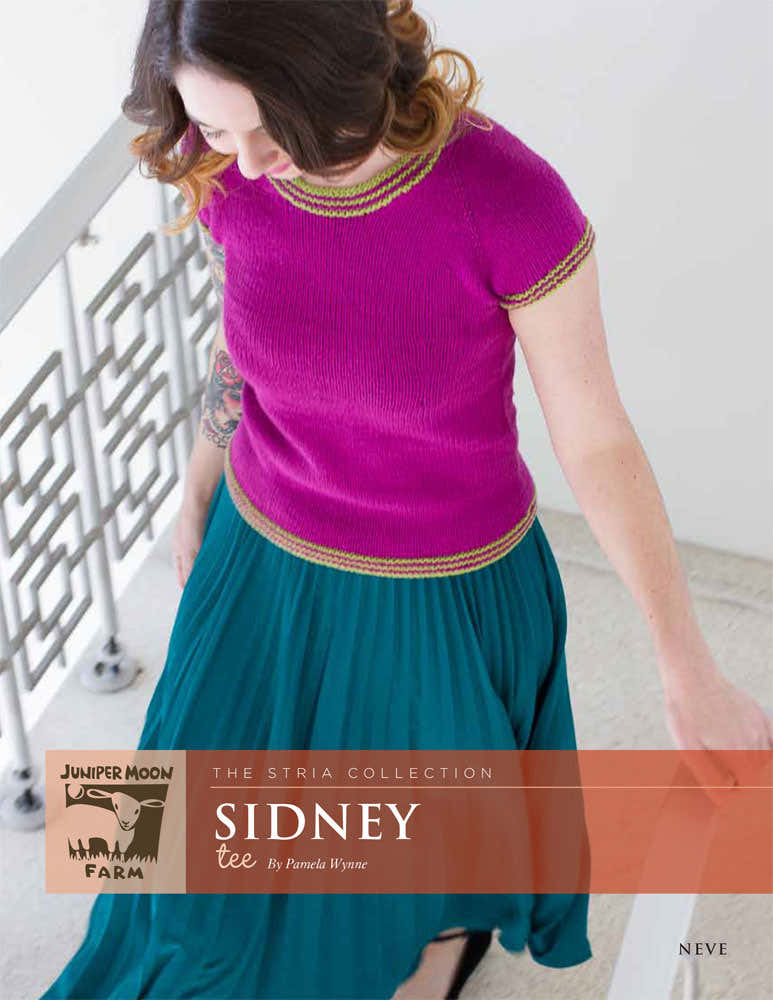 Sidney Tee Top Knitting Pattern