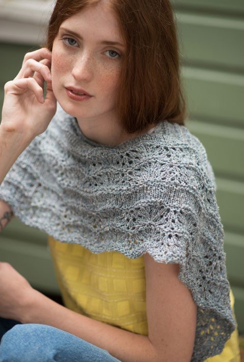 Berroco Skagen Shawl Wrap Knitting Pattern