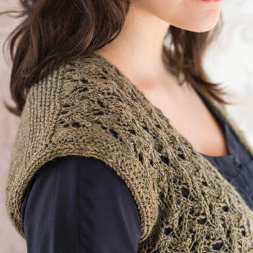 Berroco Hoehne Vest- Portfolio Waistcoat Knitting Pattern