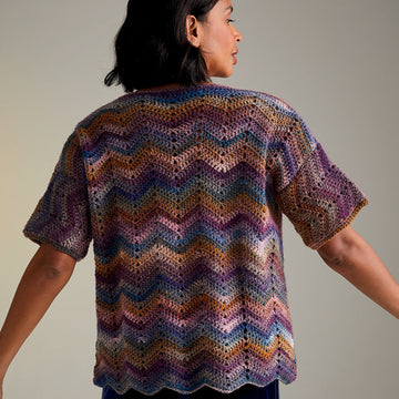 Sirdar Moonlight Bloom Cardigan Crochet Pattern