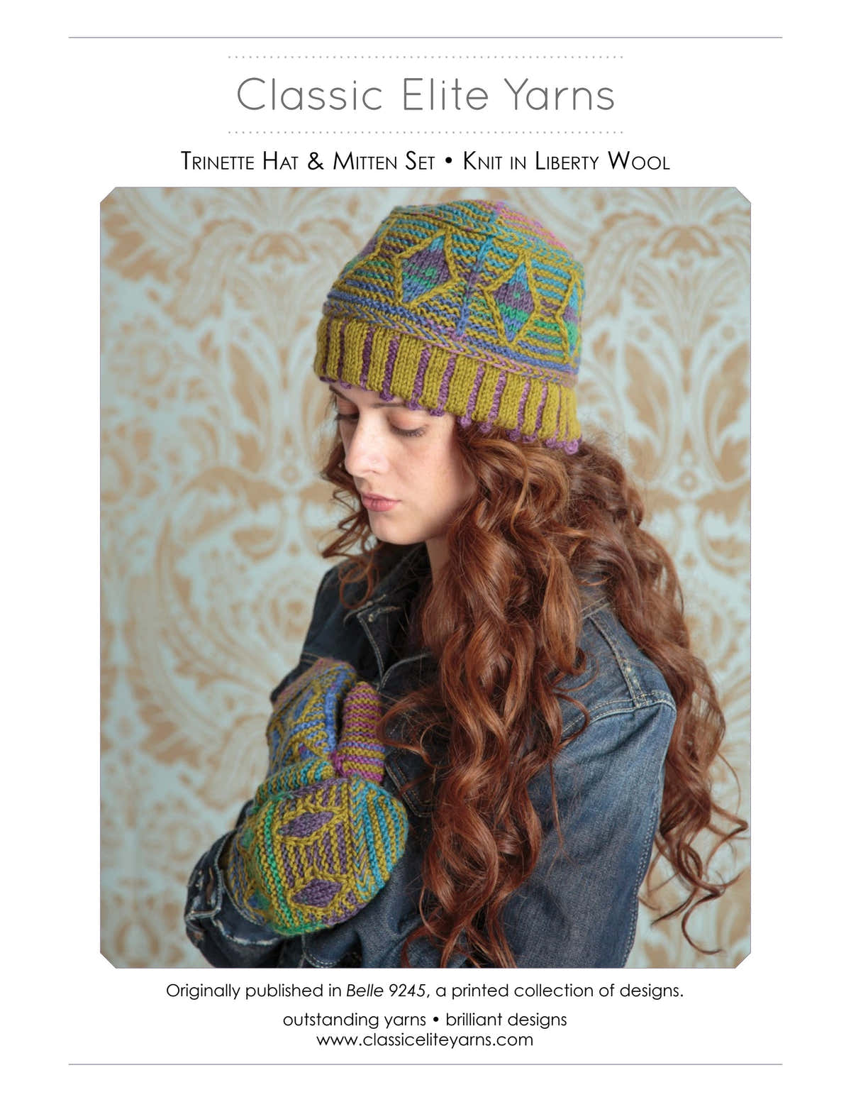 Classic Elite Yarns Trinette Hat Knitting Pattern