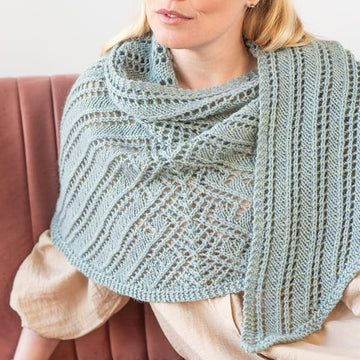 Linden Shawl Wrap Knitting Pattern