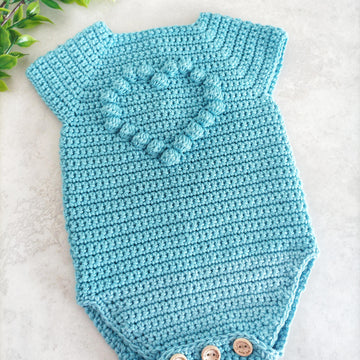 Heart Baby Romper