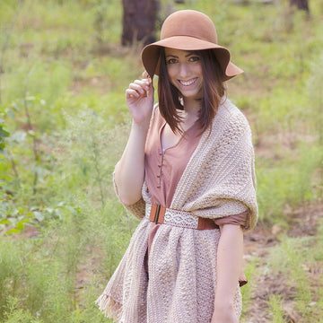 Chardonnay Crochet Wrap