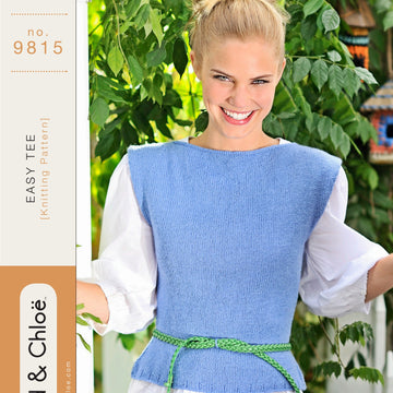 Spud & Chloe by Blue Sky Fibers Easy Tee Knitting Pattern
