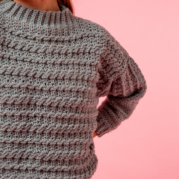 Paintbox Yarns Cinnamon Swirl Sweater Crochet Pattern