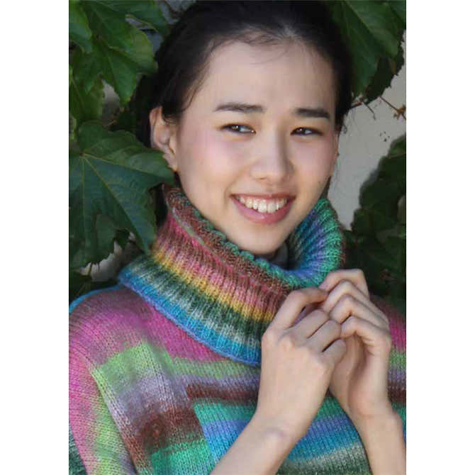 Noro Long Sweater and Cowl Knitting Pattern