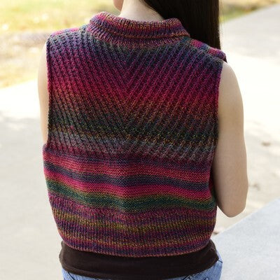 Jojoland Diagonal Matrix Cardigan Knitting Pattern