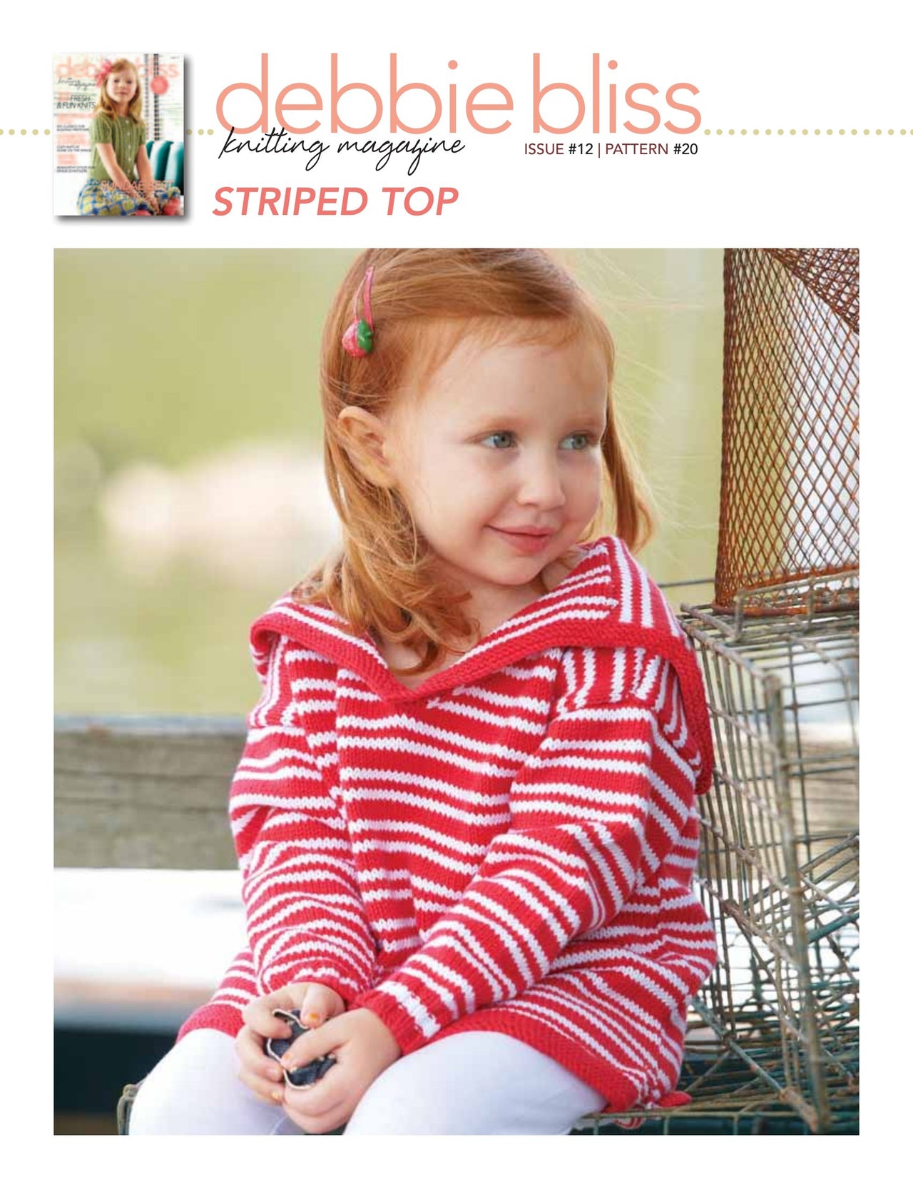 Debbie Bliss Striped Top PDF