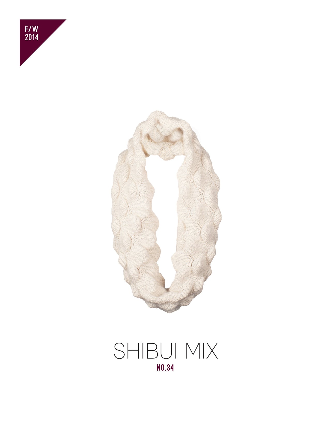 Shibui Knits Mix No. 34 Cowl Knitting Pattern