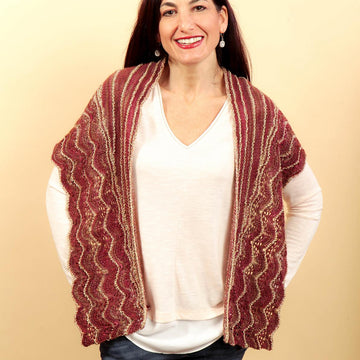 Gilded Rose Shawl