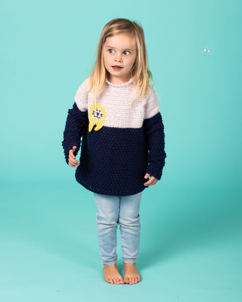 Paintbox Yarns My Little Friend Jumper Crochet Pattern