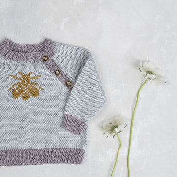 Busy Bee Sweater Jumper Knitting Pattern