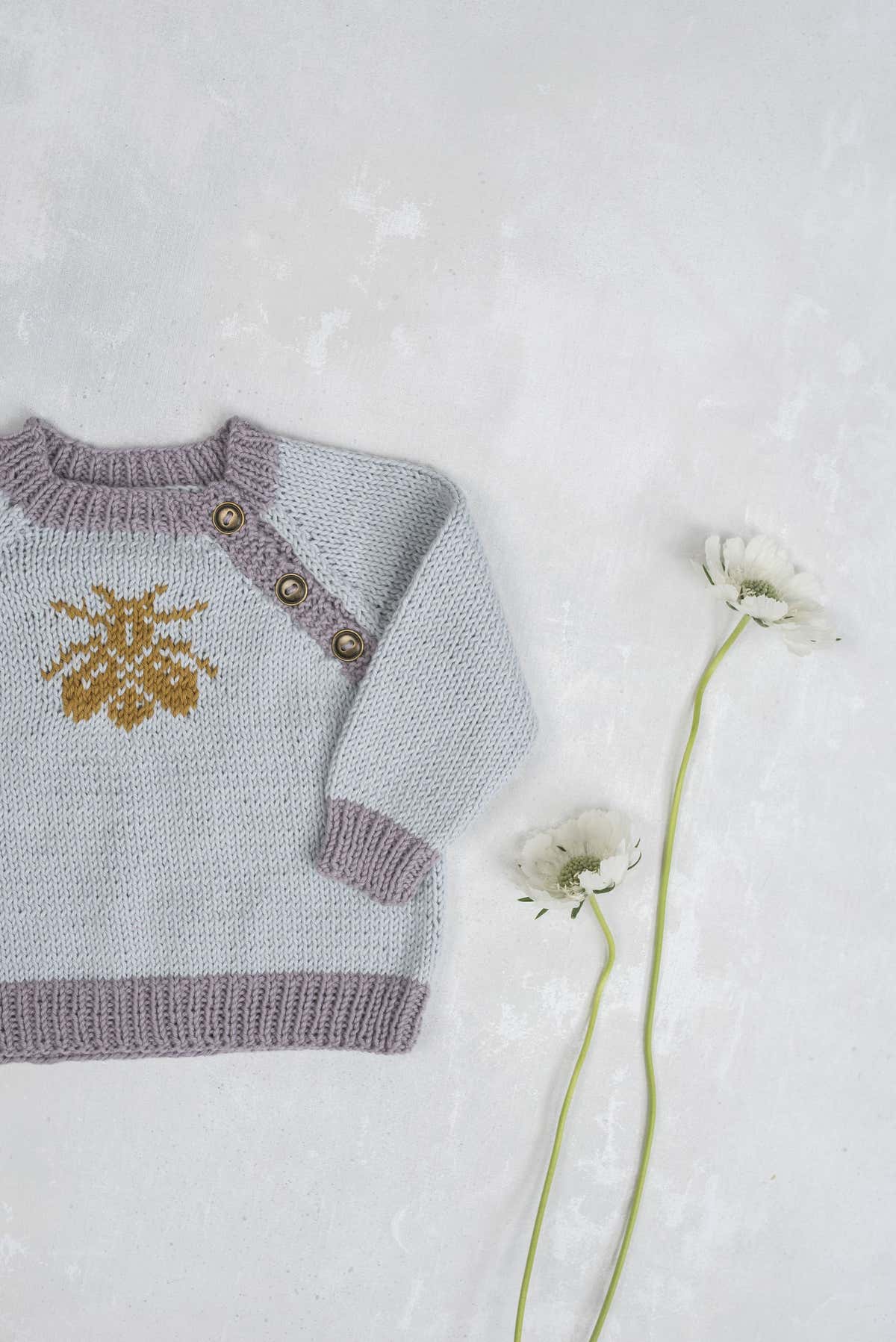 Busy Bee Sweater Jumper Knitting Pattern