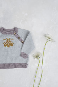Busy Bee Sweater Jumper Knitting Pattern