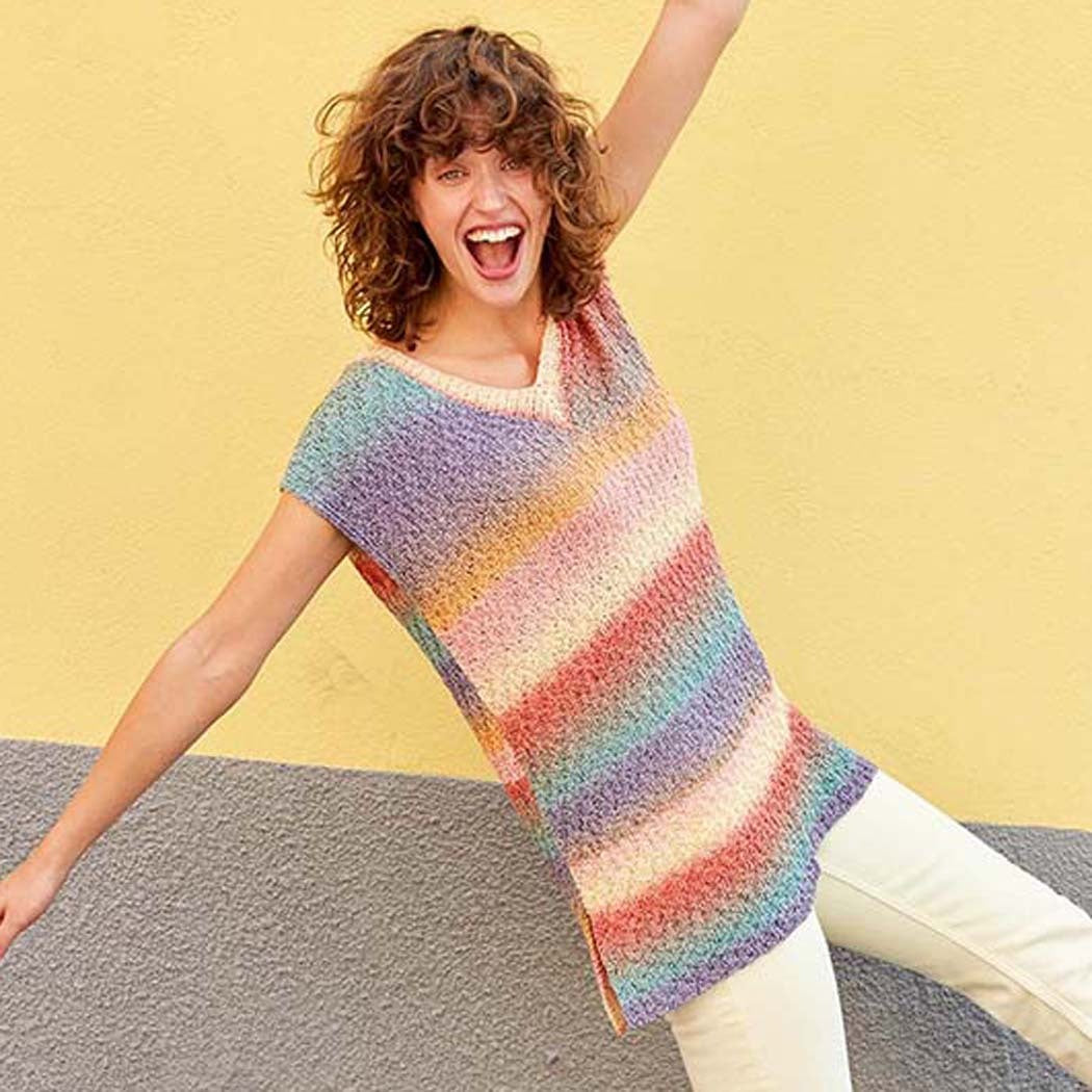 Lang PTO50-02 Vest Jumper Knitting Pattern