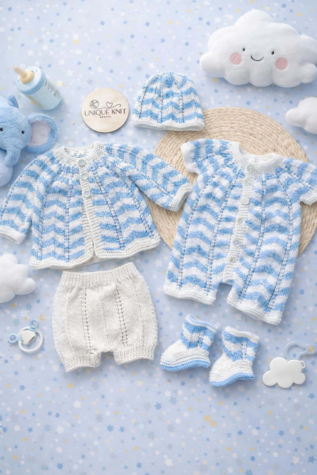 'Chevronette' Multi piece set