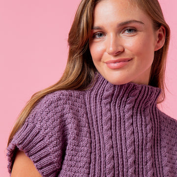 Paintbox Yarns Snug Season Sweater Vest Knitting Pattern