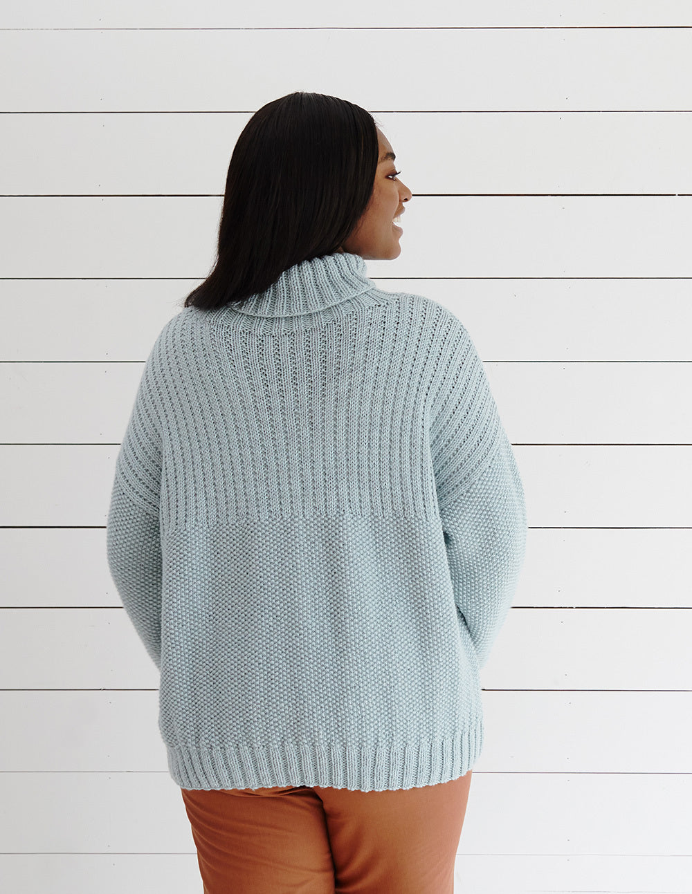 Debbie Bliss Rib Yoke Sweater Knitting Pattern