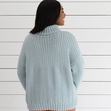 Debbie Bliss Rib Yoke Sweater Knitting Pattern