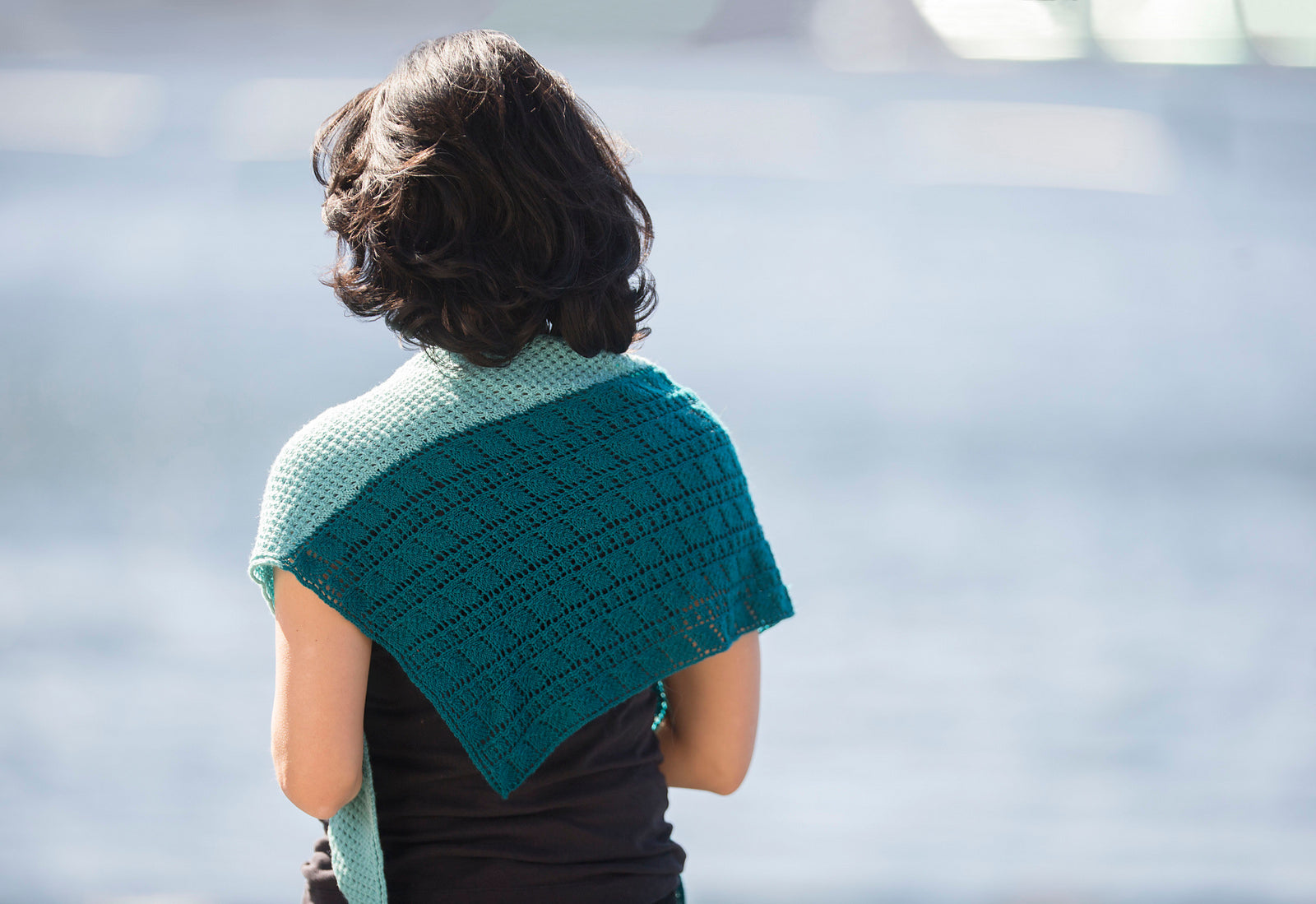 Cascade Yarns FW Heritage Napa Shawl Wrap Knitting Pattern