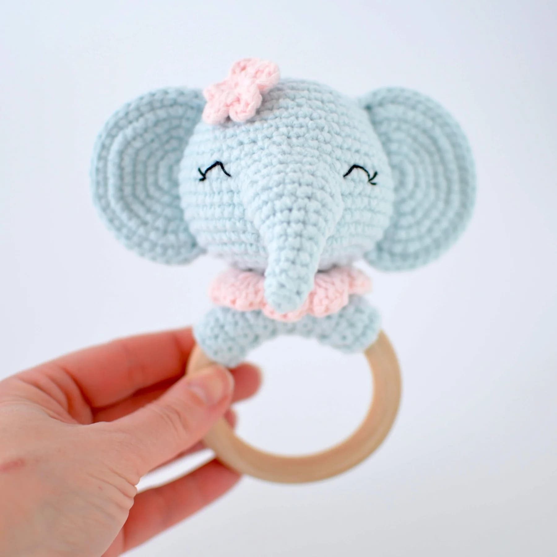 Decorative Teething Ring Accessory Crochet Pattern