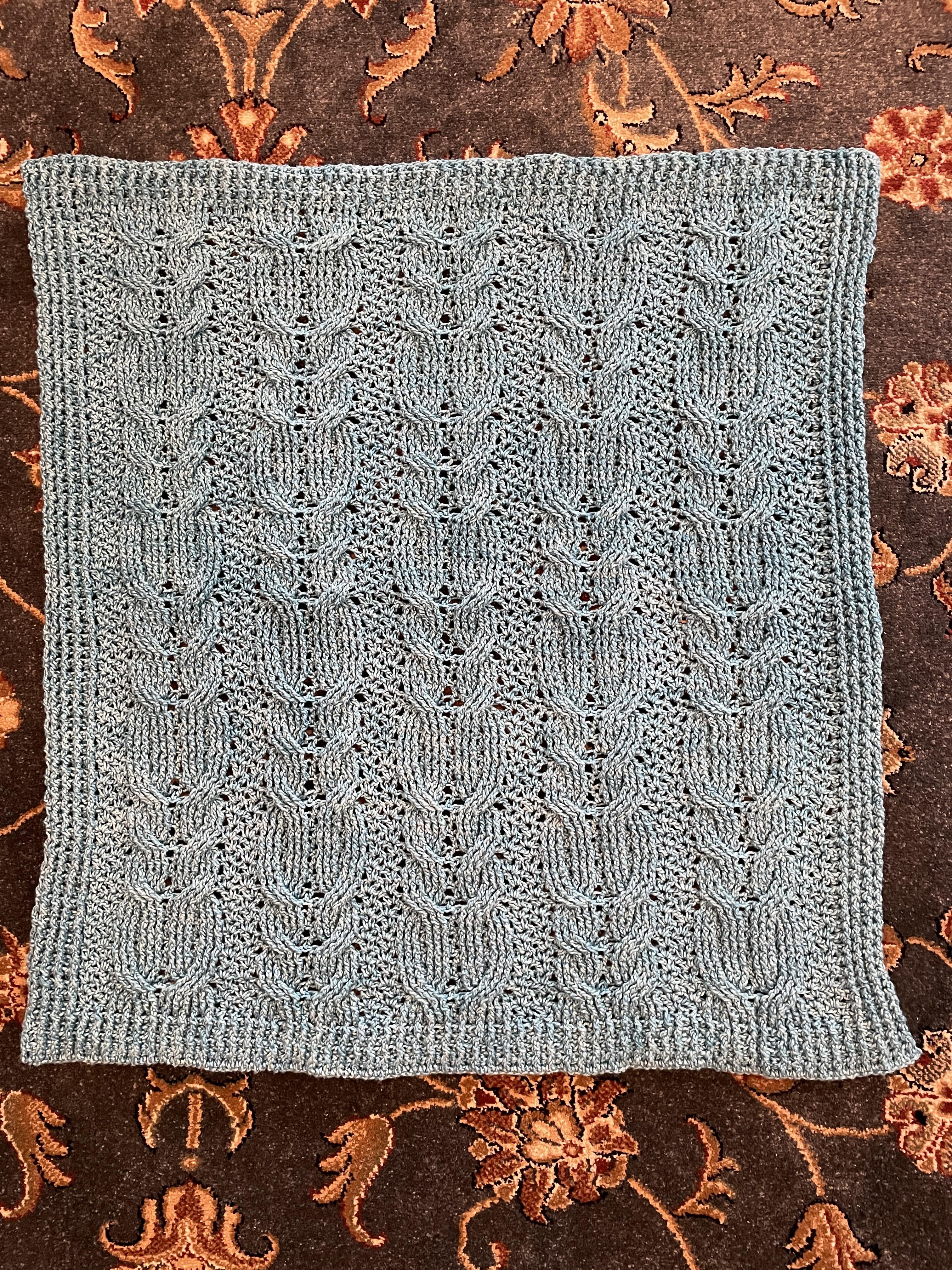 Babies LOVE Cables Baby Blanket
