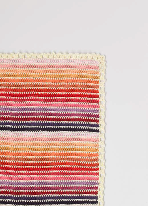 Paintbox Yarns Baby Blanket Crochet Pattern