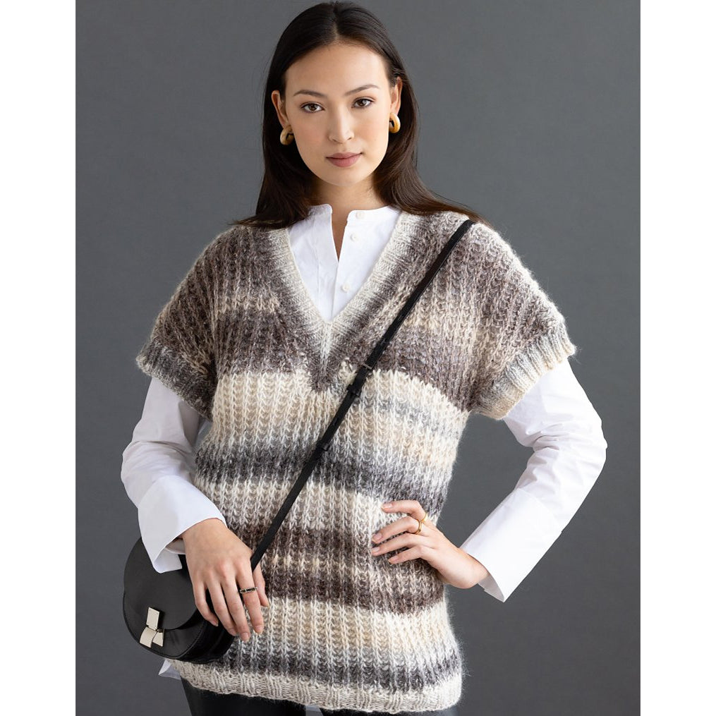 Noro Clove Waistcoat Knitting Pattern