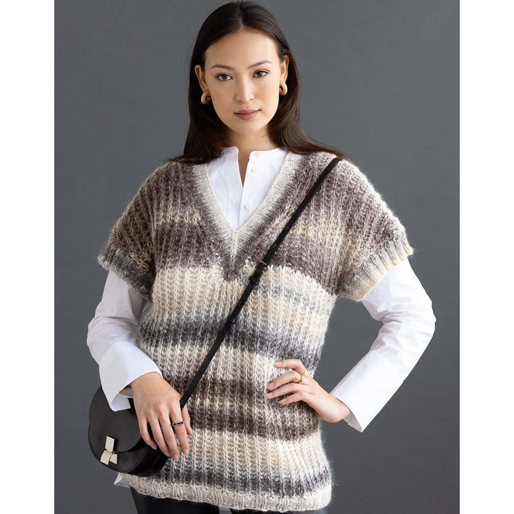 Noro Clove Waistcoat Knitting Pattern