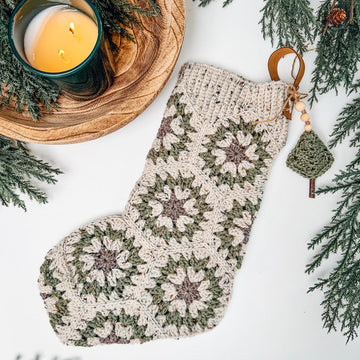 Hexagon Granny Stocking