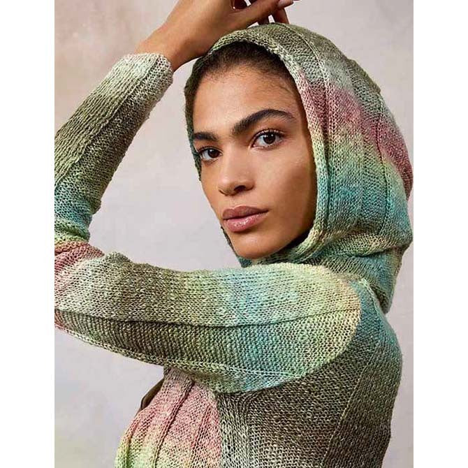 Lang Jacket with Hood Cardigan Knitting Pattern