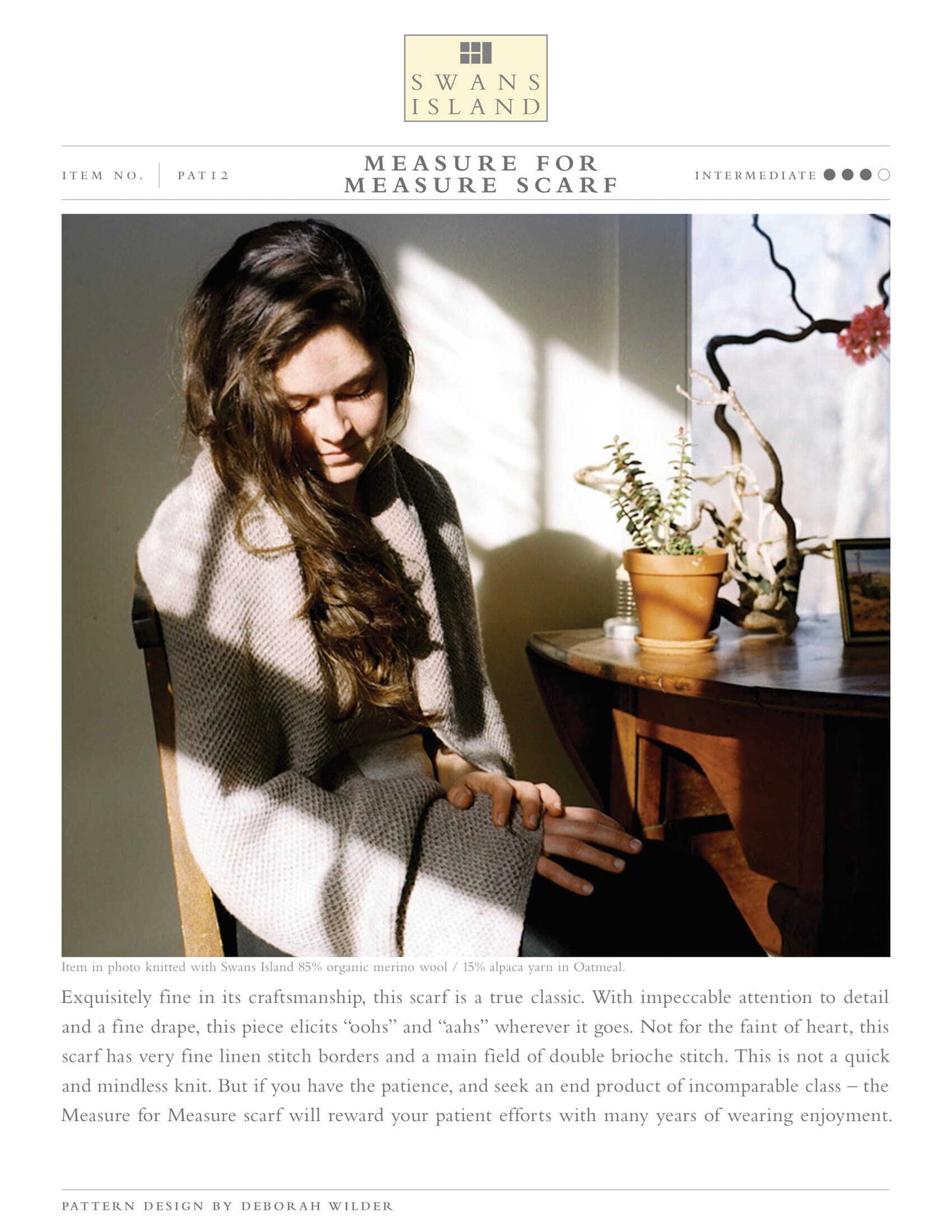 Swans Island Measure for Measure Scarf PDF