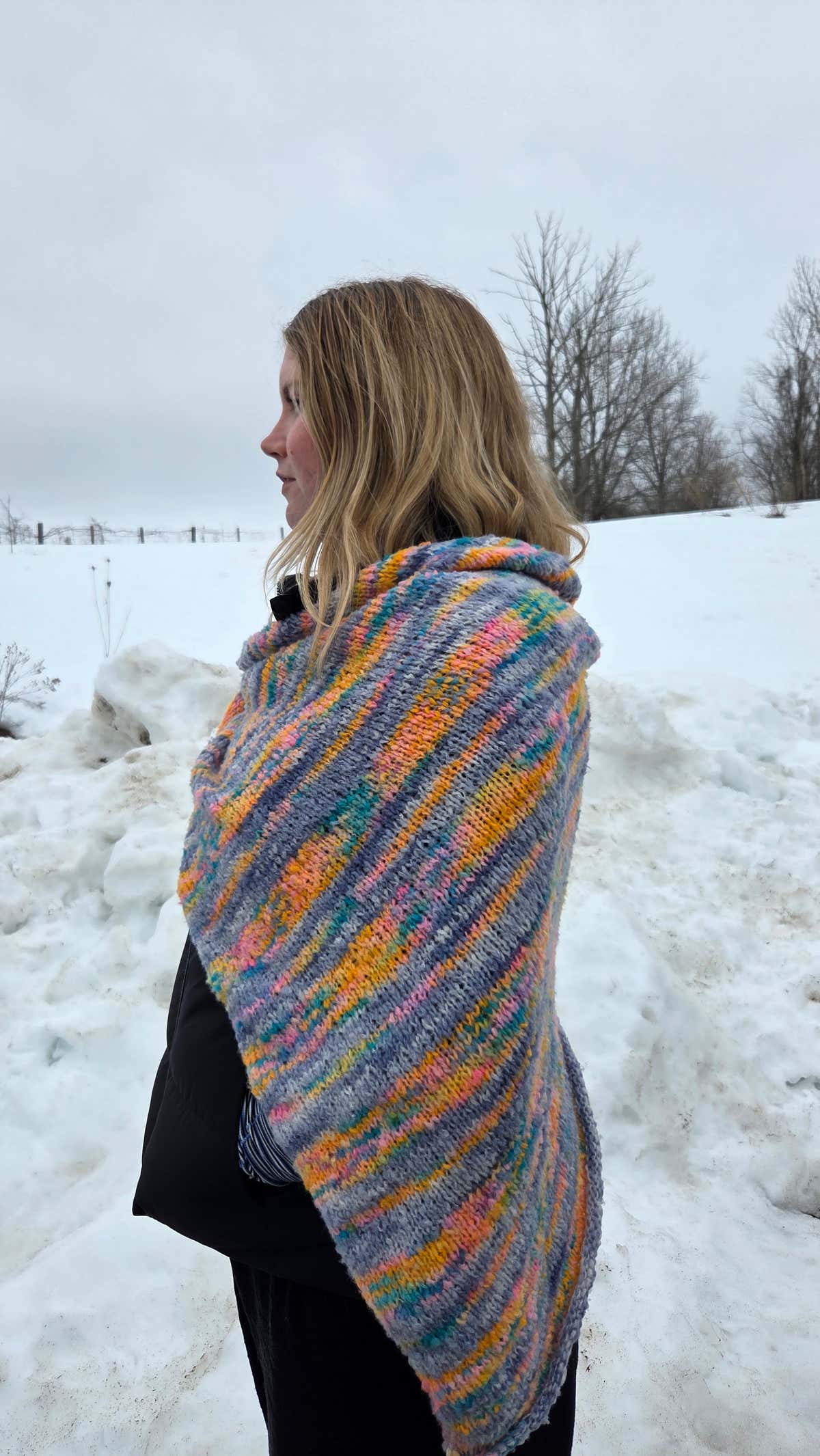 The Zsa Zsa Shawl Knitting Pattern