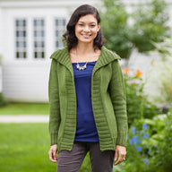 Valley Yarns Basil Cardigan Knitting Pattern