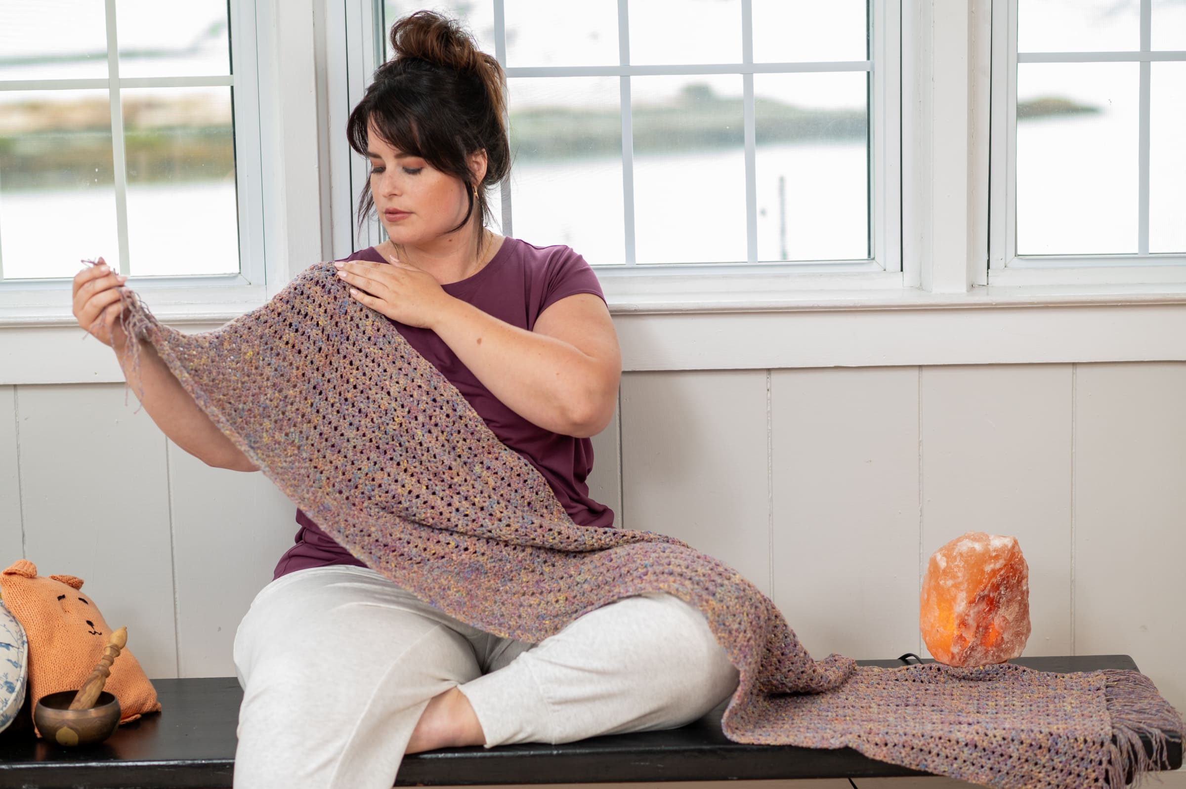 Berroco Rest & Reset Chodron Shawl Crochet Pattern