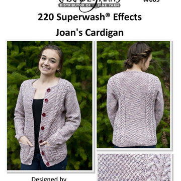 Cascade Yarns W Joan's Cardigan Knitting Pattern