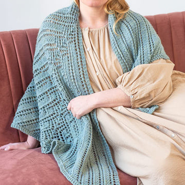 Linden Shawl Wrap Knitting Pattern
