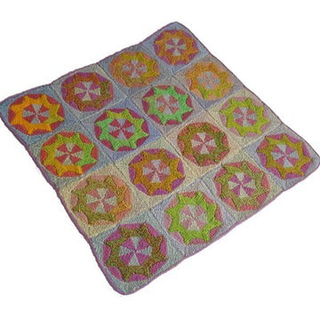 Jojoland Ninja Star Blanket Knitting Pattern