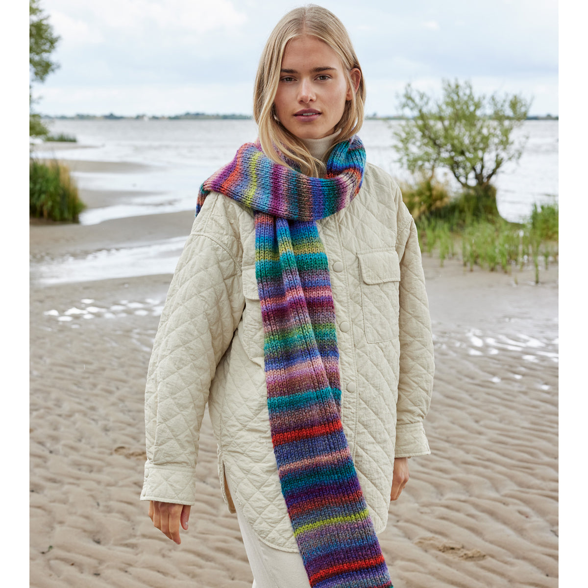 Lana Grossa Scarf Knitting Pattern