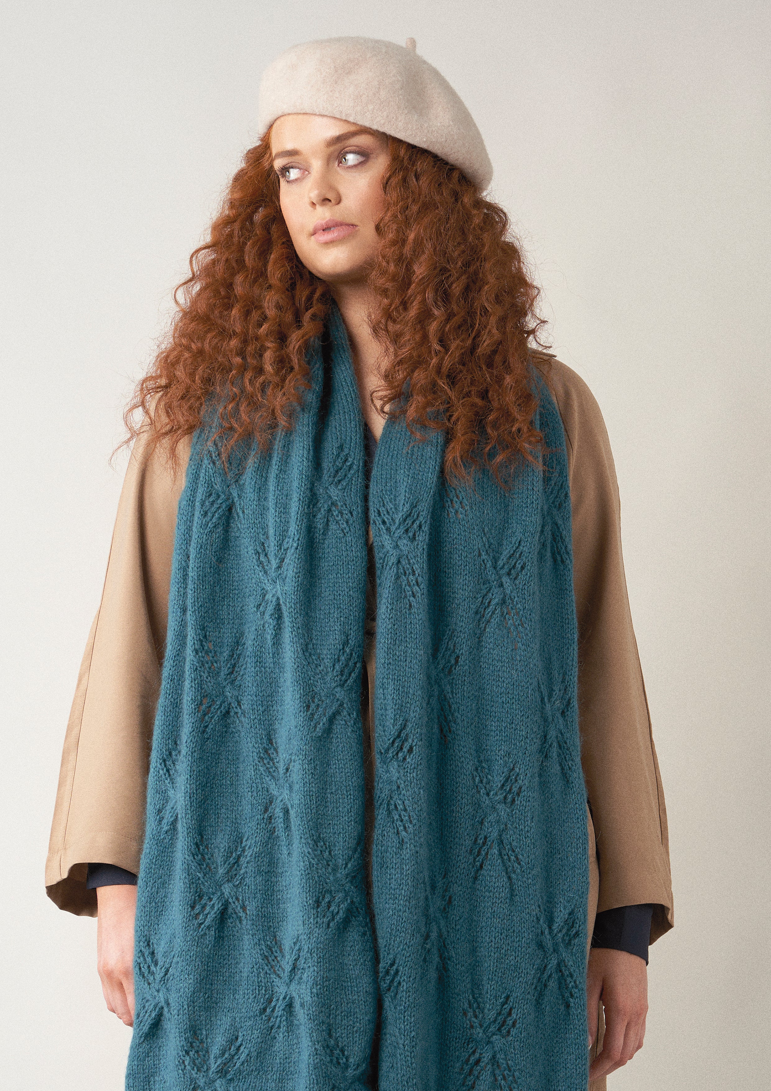 Lux Shawl Wrap Knitting Pattern
